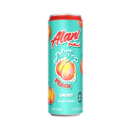 Alani Nu Juicy Peach Sugar Free Energy Drink (Pack of 12) - image 8