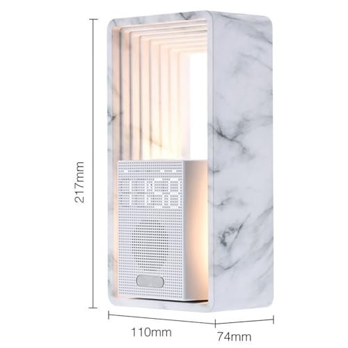 Reloj despertador Sunrise con pantalla regulable, luz nocturna, 9 sonidos de ayuda para dormir, temporizador de apagado automático, puerto de carga USB, ideal para viajes o uso doméstico