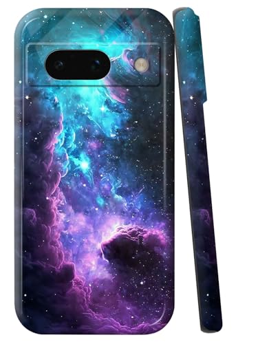 for Google Pixel 7a 5G Phone Case 6.1" Slim Hard PC Wireless Charging Shell Girls Women Men Lightweight Shockproof Drop Protective Anti-Scratch Cover for Pixel 7A 5G,Nebula Space Galaxy