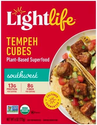 LIGHTLIFE FOODS Southwest Tempeh Cubes, 6 OZ