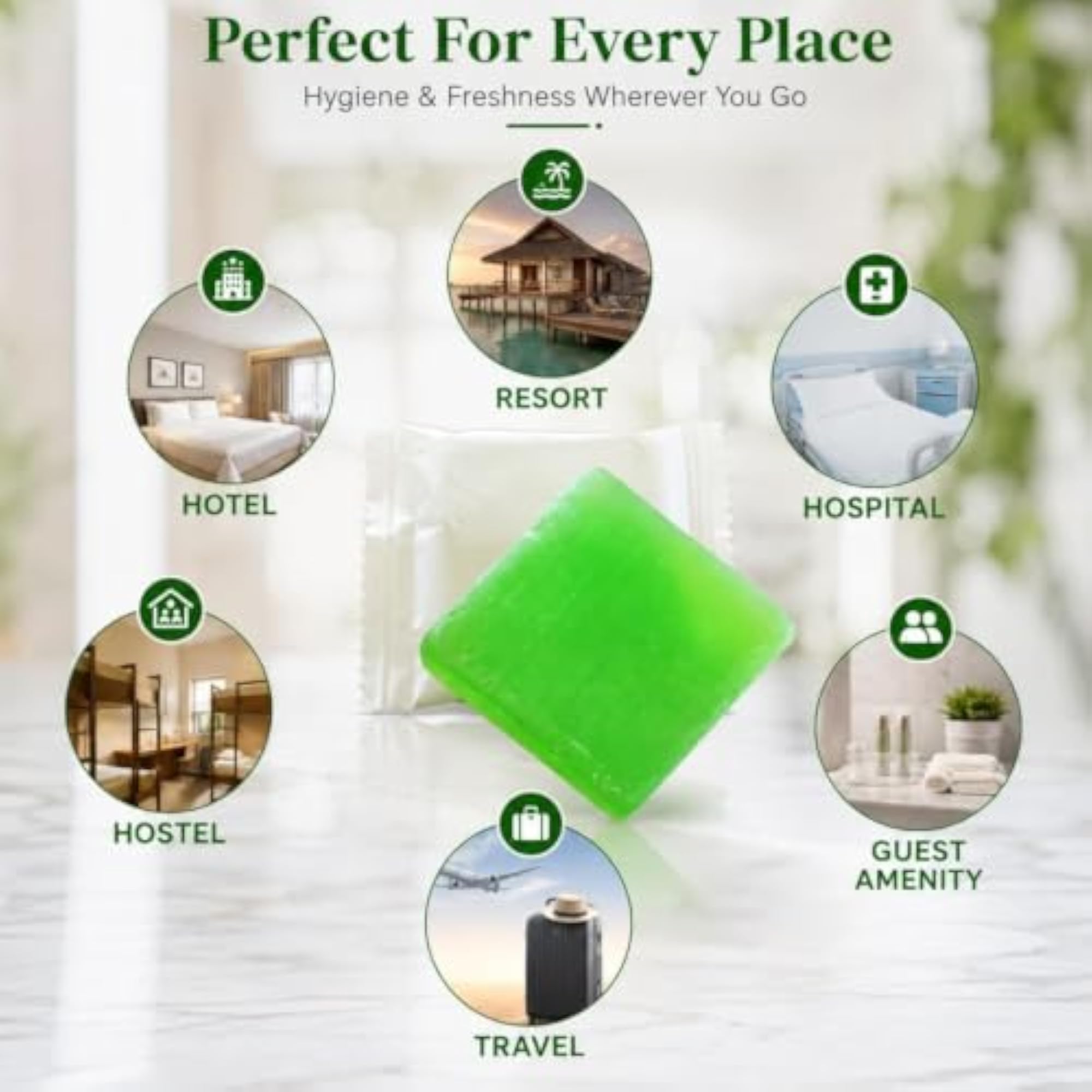 Neem Soap Bars for Guest Travel & Hotel Amenities