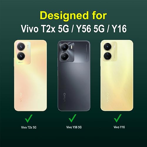 Image of Amazon Basics Back Case Cover for Vivo Y16 (Silicone Dark Green)