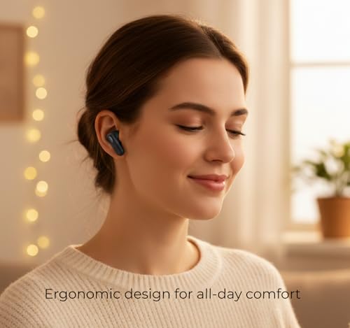Image of Original Buds 2r for Oneplus Nord Wireless Equipped Mic 12.4mm Drivers Noise Reduction Long Battery 38Hr, Clear and Crisp Voice, Lightweight in-Ear Type C Charging (Black)