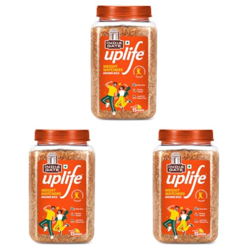 Image of India Gate Weight Watchers Special Brown Rice 1Kg (Pack of 3)
