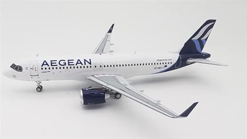 Inflight 200 Aegean Airlines Airbus A320-271N SX-NEO with Stand Limited Edition 1/200 DIECAST Aircraft Pre-Built Model