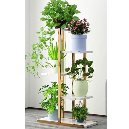 Étagère d'angle pour plantes design en métal noir pour décoration raffinée - 2