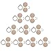 Produktbild Sanmum Mini Stickrahmen Kreuzstich Stickringe Holzstickrahmen für Basteln, Sticken, Nähen und DIY (M - 4.7cm*4cm)