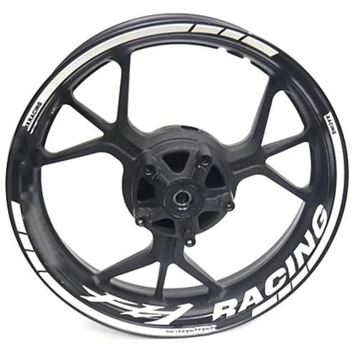 Autocollants rayures pour roues Yamaha FZ1 stickers jantes étanches moto