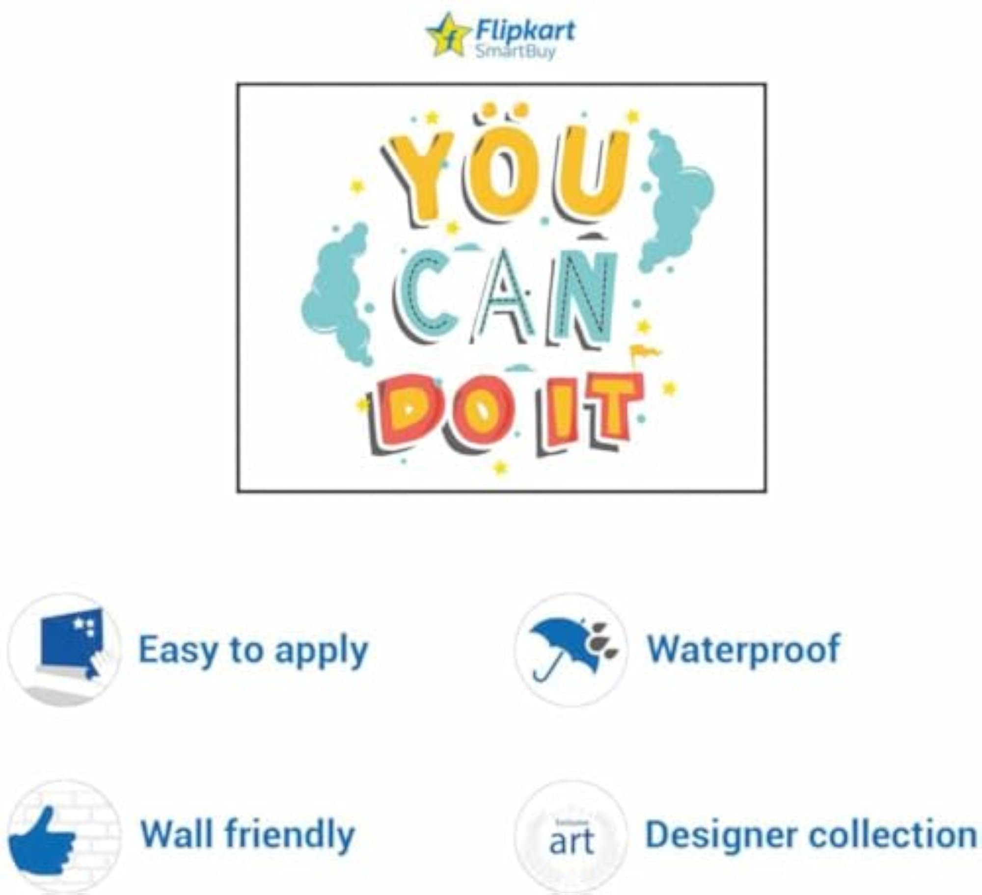 Wall Decals ' You Can Do it ' Wall Stickers