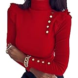 pullover gestrickt von oben Damen A-Line T-Shirt Damen Tops für Leggings ausgehöhlte Schulter Tunika Bluse für Frauen Damen Dreiviertelärmel Sweatshirt Damen Riemchen Blusen kalte Schulter Shirts für Frauen Damen Basic T-Shirts Damen solide T-Shirt Criss Cross Front Tops für Frauen Damen 3/4 Manschette Ärmel Tunika Bluse Damen Chiffon Sweatshirt bedruckte Blusen für Frauen Damen maßgeschneiderte Hemden Damen einfache T-Shirts Stretch-T-Shirt für Damen Damen Button-Up-Tops Damen passt Tunika Bluse