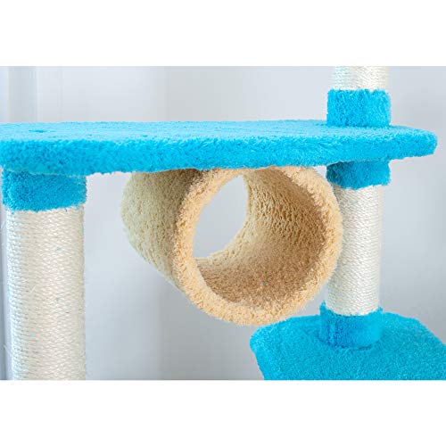 Armarkat Premium Cat Tree Modelo X6105 Azul Celeste miniatura 6