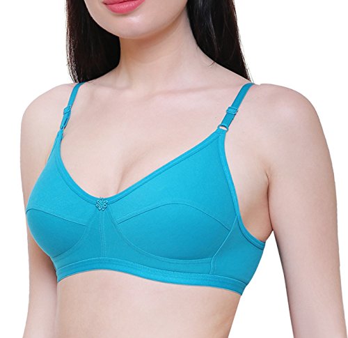 Image of INNER TOUCH Women's Cotton Non-Padded Bra (Pack of 3)