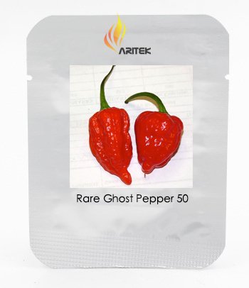 50 Raras fantasma indio Guindilla semillas, la pimienta más caliente en el mundo! Más de 1.000.000 unidad de Scoville! 100% semillas verdaderas E3112