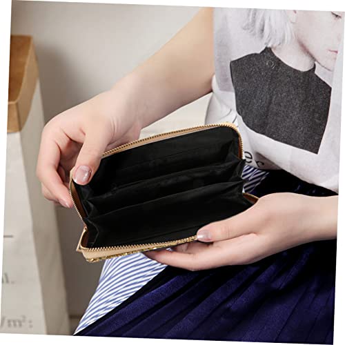 Purse Fashionable Wallet Large Zippered Purse Stylish Fashion Wallet for Shopping Traveling School Work4