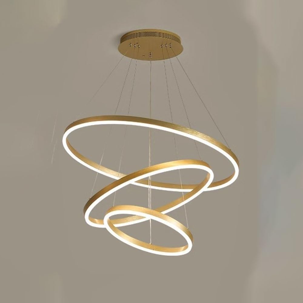 Lustres modernes à anneaux pour illuminer vos moments de complicité en famille