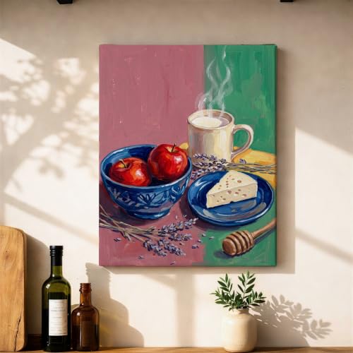 Lienzo decorativo de cocina otoñal para crear un ambiente acogedor en restaurantes
