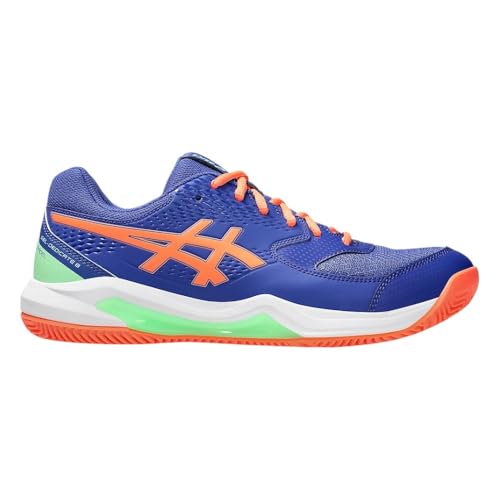 ASICS Gel-Dedicate 8 Padel, Sneaker Hombre, Dark Cobalt Vivid Coral, 42.5 EU
