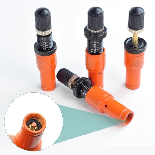 Image of Adjustable Auto-Stop Tire Deflator Valve Kit 10-30 PSI，Screw-on Tyre Air Down Tools Off Road Accessories 4x4 for Jeep Car Truck Motorcycle and ATV Tires