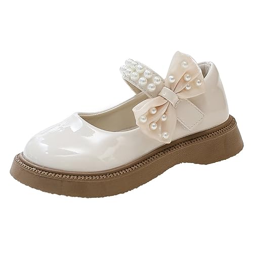 TangDao Girls Dress Shoes Girl School Uniform Mary Jane Bowknot Ballet Princess Wedding Party Flats for Toddler Kids