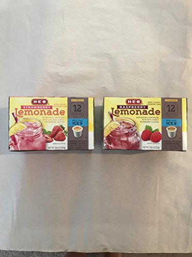 H-E-B Lemonade Variety 2-Pack (Strawberry & Raspberry) 12 ct