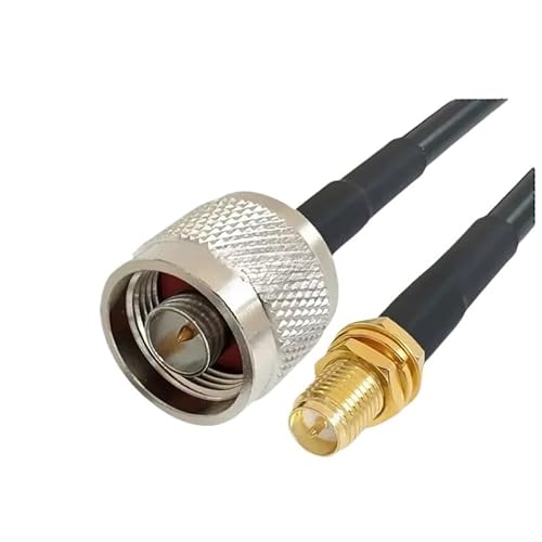 RG58 �P�[�u�� N �I�X - RP/SMA �I�X ���X �A�_�v�^ WI/*FI an*/�A���e�i�����R�[�h RG-58U 50 �I�[�� R*/F �����s�O�e�[�� �P�[�u��(NM-RPSMAF,2m)