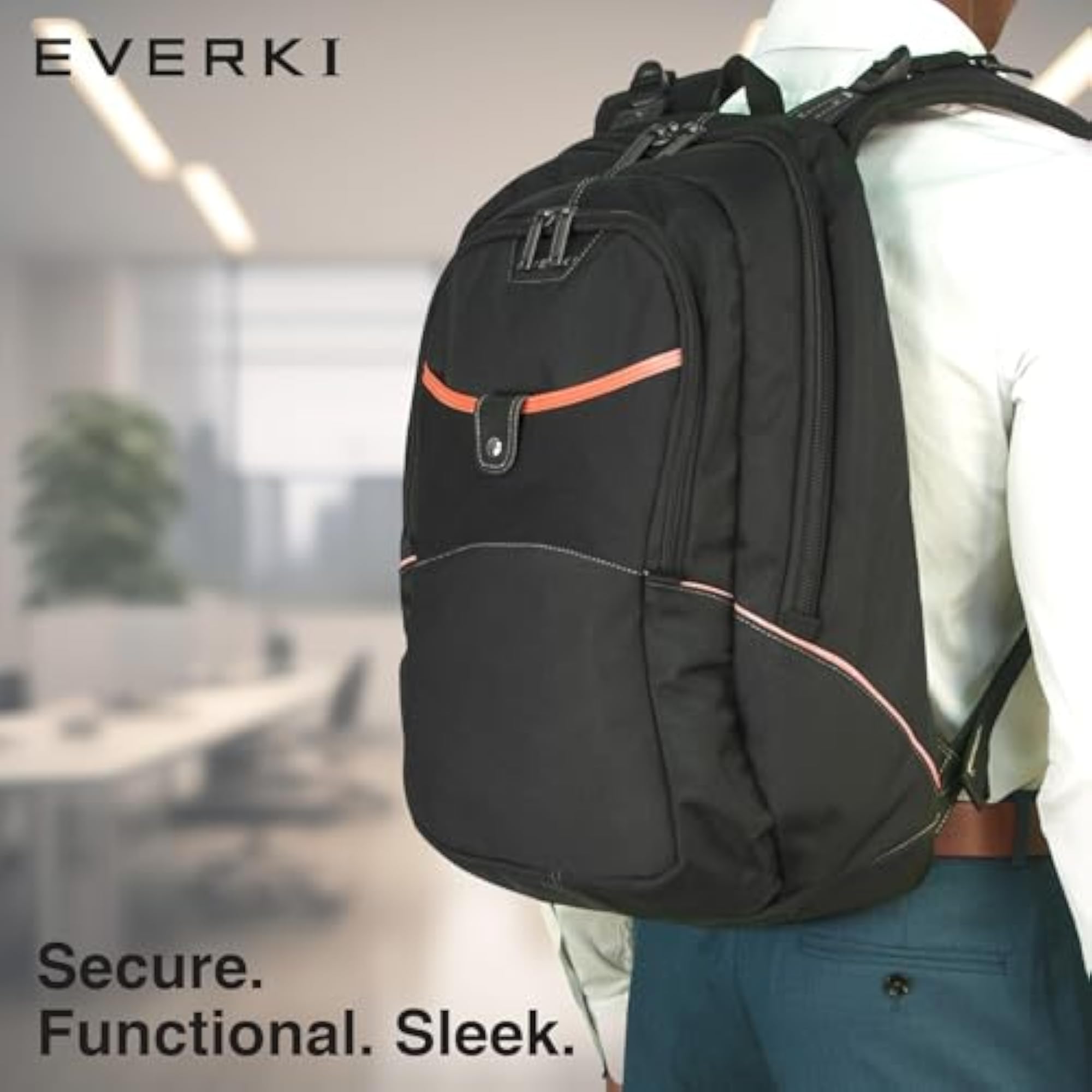 Glide Laptop Backpack for 17.3-Inch Compact, Light