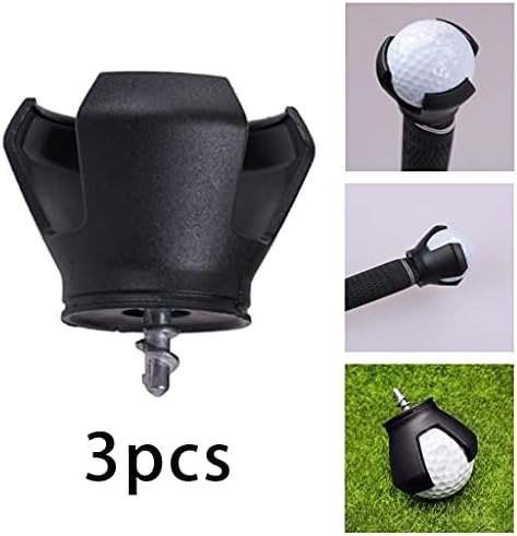 3pcs Plastic Golf Ball Pick Up Retriever Suction Tool Putter Grip Attachment Balls Picker Picking Tools Golf Gift for Men