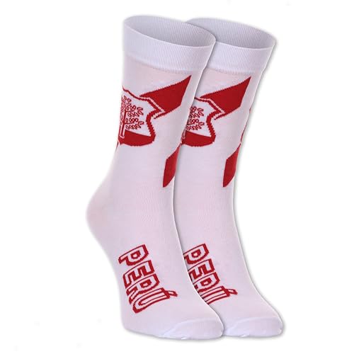Chaussettes sur le thème de la campagne, taille L, pointure 44-46, fabriquées en UE (Pérou), Pérou., Large