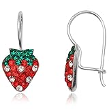 HOCHWERTIGER BLICKFANG: Damenschmuck aus feinem 925 Sterling Silber, , Größe: 22 x 10 mm (Höhe x Breite)