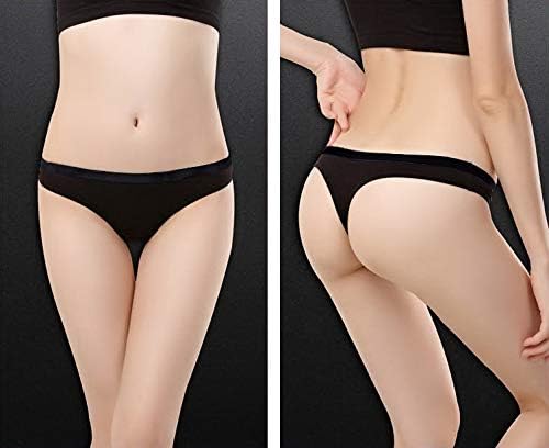 ABClothing Women's 6 Pack Seamless Thongs M