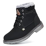 [Mishansha] キッズ スノーブーツ 男の子 登山靴 防寒ブーツ 裏起毛 女の子 滑らない ジュニア トレッキングシューズ 冬用 アウトドア 通学