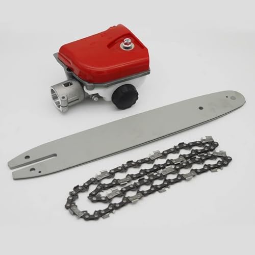 Luxuyvarna Scie à élaguer compatible avec tondeuse à gazon, désherbeuse, débroussailleuse haie 12, tête de vitesse, boîte de vitesses, poteau d'arbre (26 mm, 9T)