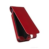 Sena Cases Hampton Flip Leather Case for iPhone 5 - Retail Packaging - Red