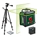 Price comparison product image Bosch Professional 0603663E03 Set Bosch UniversalLevel 360 with Tripod (Green Laser, Working Range: up to 24m, Accuracy: ± 0.4 mm/m, self-Levelling: up to ± 4°, 4X AA Batteries, in Cardboard Box)