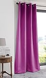 Calidad excepcional Lovely Casa r41840007 Notte Cortina Opaca (poliéster, Fucsia 180 x 135 cm