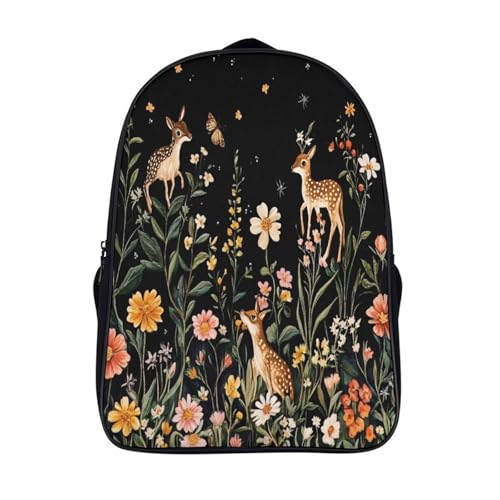 Sac à dos de loisirs jardin de nuit sac d'école 2 compartiment pour ado