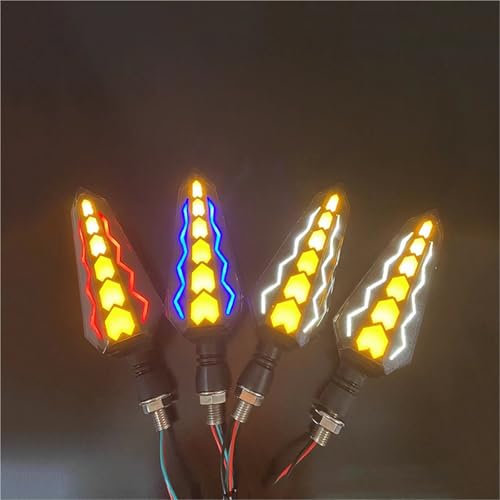 Intermitentes para motocicleta con luz intermitente 12V LED ABS 3