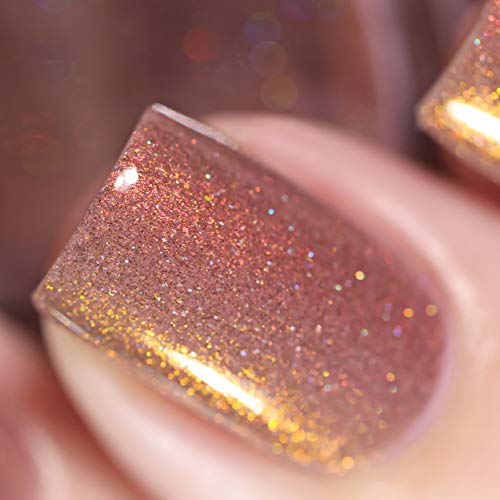 Image of ILNP Quicksand - Refined Warm Taupe Holographic Nail Polish