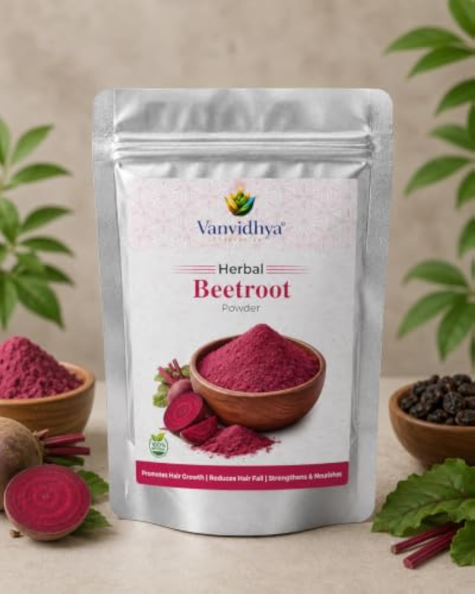 5 in 1 Herbal Hair Powder Combo for Natural Hair Care