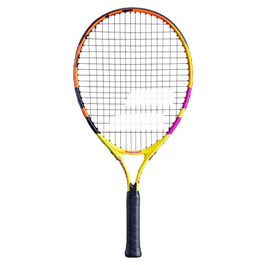 Raquete de Tênis Babolat 21 Júnior Preta e Amarela