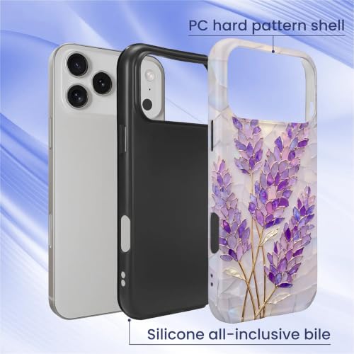 Coque silicone iPhone 17 Pro Max lavande mat pour le quotidien