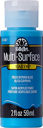 Image of FolkArt Delta Creative Cayman Blue Acrylic Paint 2 fl oz