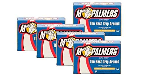 15 Bars Mrs Palmers Surf Wax Tropical 75 Degrees and Above 15 Bars in Boxes Surfboard Wax