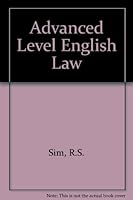 Advanced Level English Law 0406657025 Book Cover