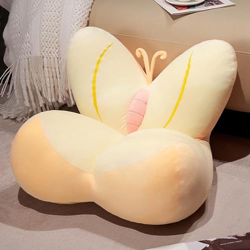 Butterfly Shape Seat Cushion – Yellow Comfort Pillow