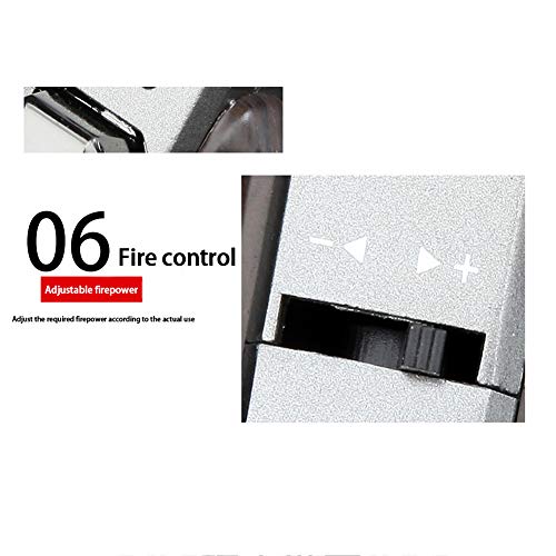 Sturmfeuerzeug Jet Flammen Feuerzeug Einstellbar Flame Gas Butane nachfüllbar Feuerzeug (Versand ohne Gas) – Bild 6