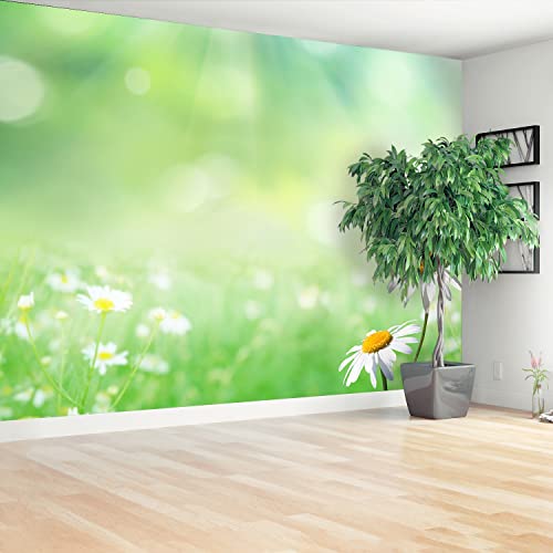 Papier peint camouflage vert masquant les imperfections du mur - 3