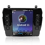 MOOKAKA Tesla Style Radio Android 11 Car Stereo Autoradio 2 Din GPS Navigation for Jaguar XJ 2004-2008 Multimedia Player Head Unit 9.7 inch Vertical Screen Support Wireless Carplay DSP