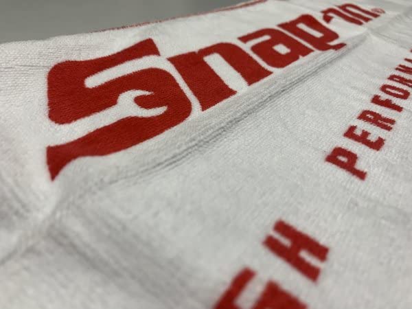 Amazon.co.jp: 2023年モデル スナップオン タオル snap-on 白 赤 限定