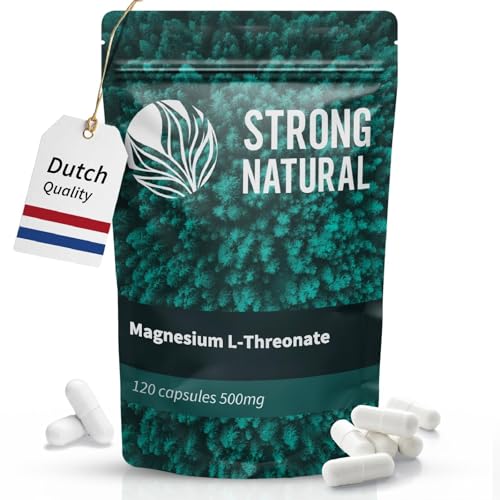 Strong Natural - L-treonato de magnesio 120 cápsulas...